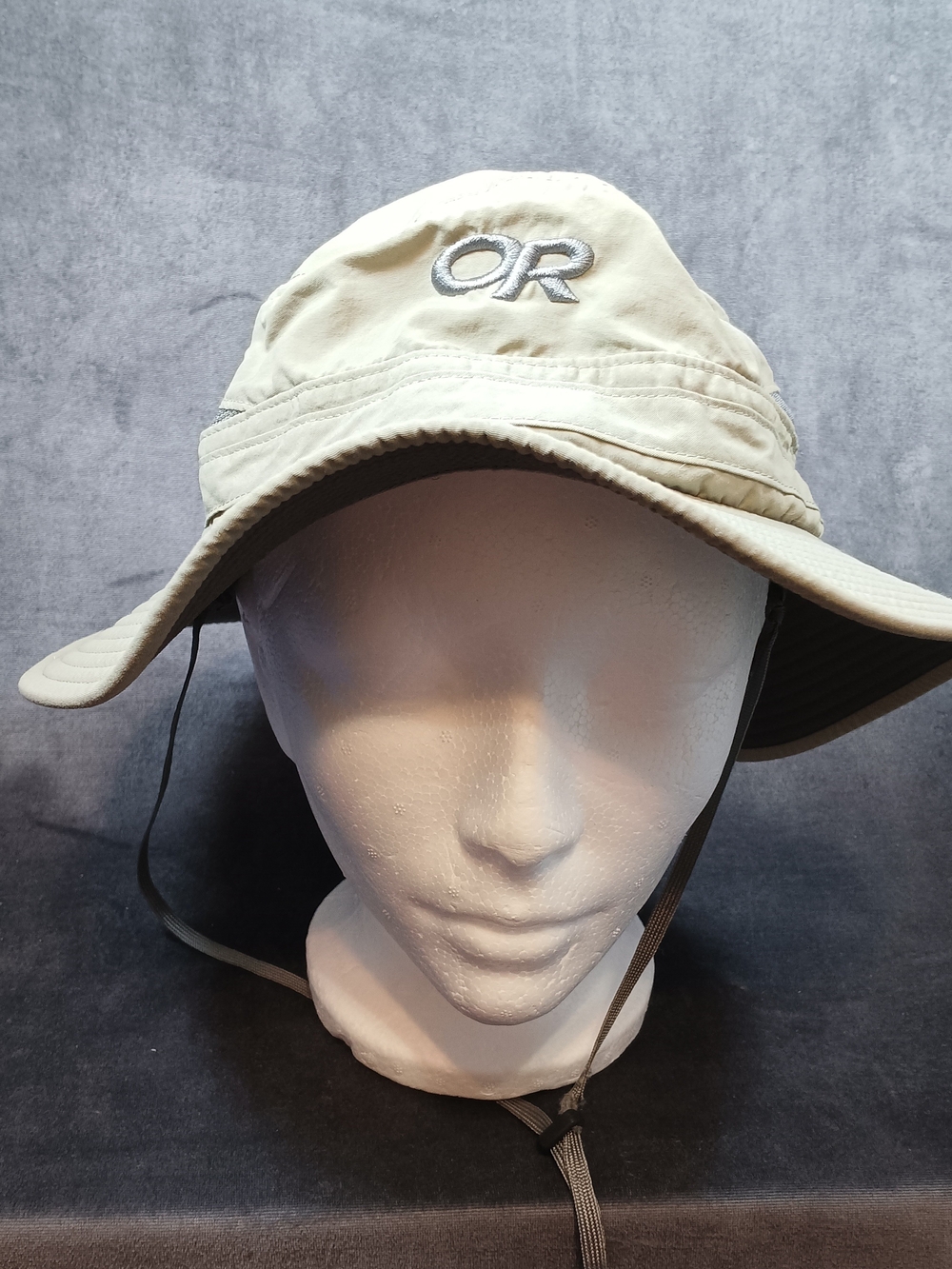 Outdoor Research Tan Sun Boonie Hat with Chin Strap